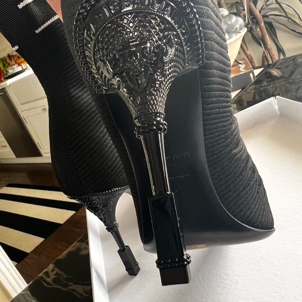 Balmain Graphic print sock boots NEW WITH TAGS SIZE 41 - Picture 11 of 16